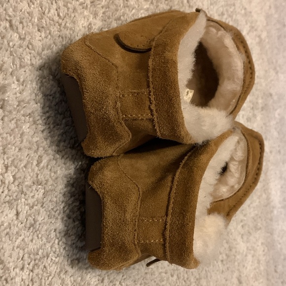 Fireside by Dearfoams Melbourne Genuine Shearling Moccasin Slipper Men size 10W - Picture 8 of 17